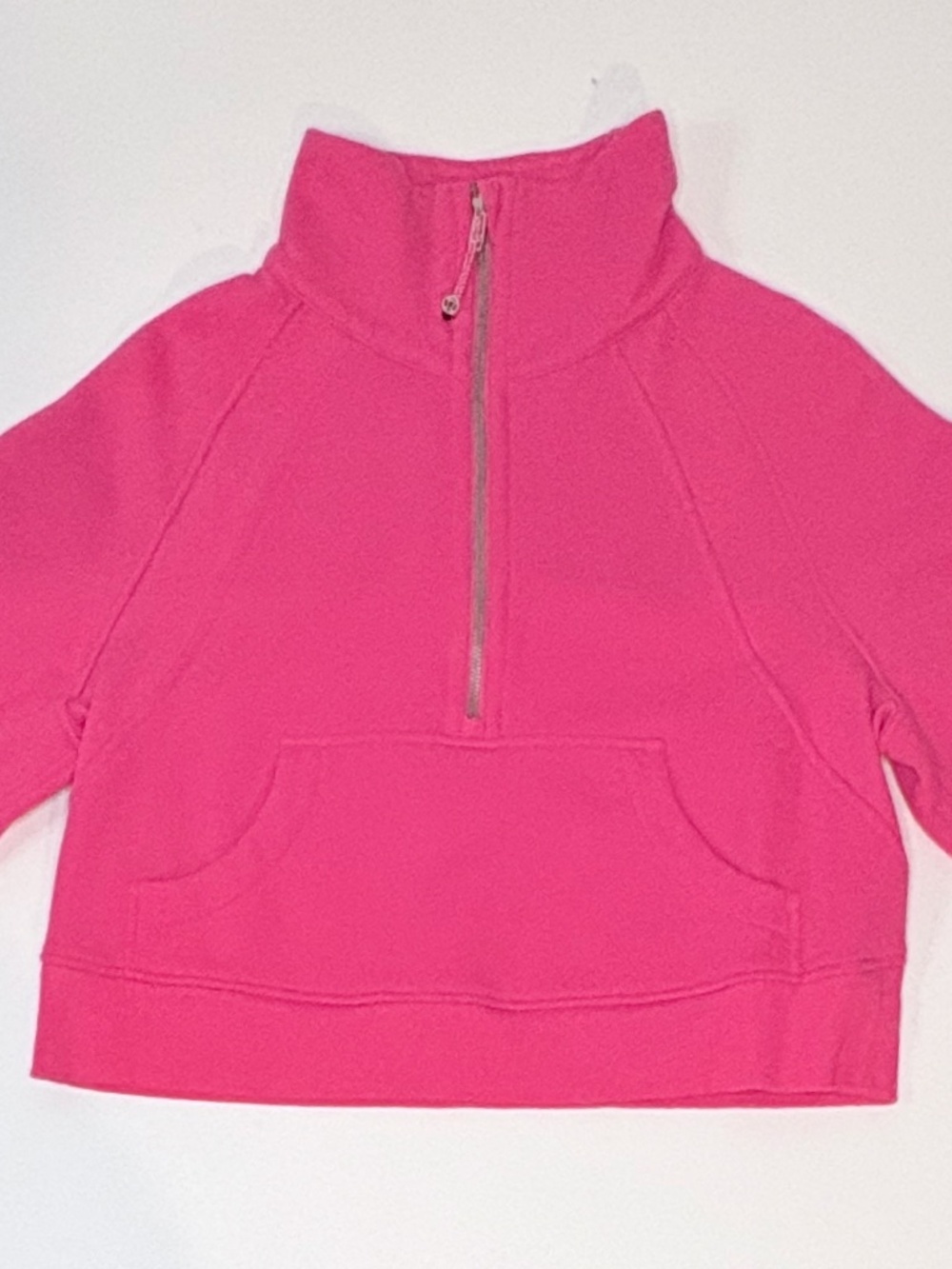 Lululemon Scuba Oversized Funnel-Neck Half Zip Sonic Pink XS/S